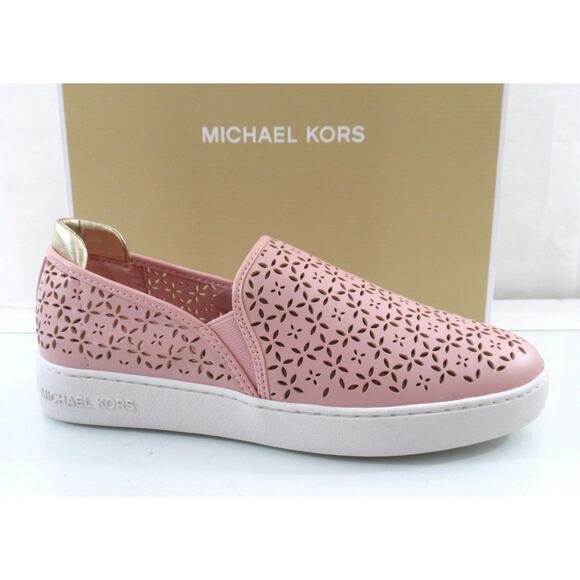 Michael Kors Ophelia Slip On Sneaker Perforated Smokey Rose - Picture 1 of 5
